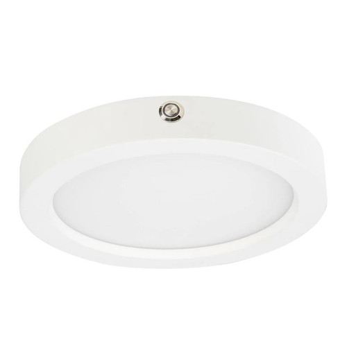 ESL Vision ESL-DDSK-R9-20W-12750-EMG 9" Round Decorative LED Disk with Built-In EMG, 120 VAC, 20W, Selectable CCT (2700K/3000K/3500K/4000K/5000K), White