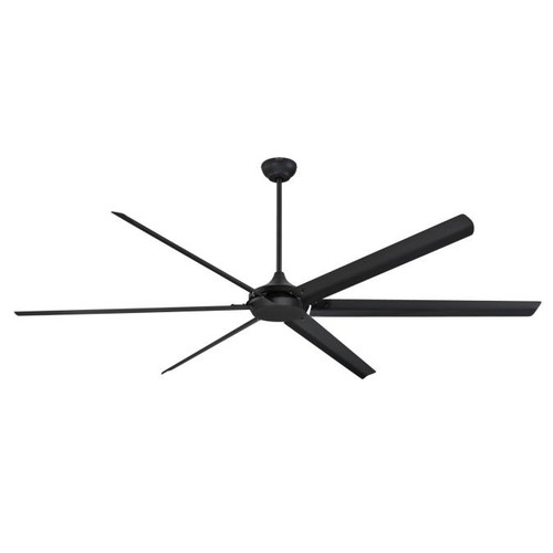 Westinghouse 7224800 Widespan 100" Indoor/Outdoor DC Motor Ceiling Fan, Matte Black Finish with Black Blades