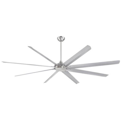 Westinghouse 7224900 Widespan 100" Indoor/Outdoor DC Motor Ceiling Fan, Brushed Nickel Finish with Aluminum Blades