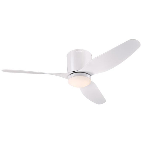 Westinghouse 7225100 Carla 46" Indoor Dimmable LED Ceiling Fan, White Finish with White ABS Blades, Opal Frosted Glass