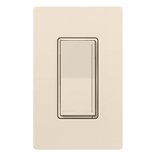 Lutron ST-6ANS-LA Sunnata Switch, 6A, Single Pole or Multi-Location, Light Almond