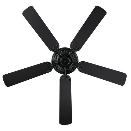 Westinghouse 7303800 Contractor's Choice 52" Indoor Ceiling Fan, Black Finish with Matte Black Blades