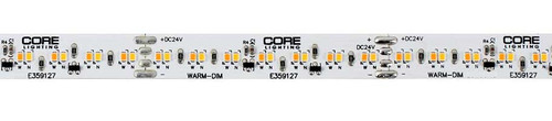 Core Lighting LSMW35WD-18K/30K-16FT-24V Outdoor Auto Warm Dim LED Tape Light Strip, 16.4 Ft., 3.6W, 24V, Warm Dim (1800K-3000K)