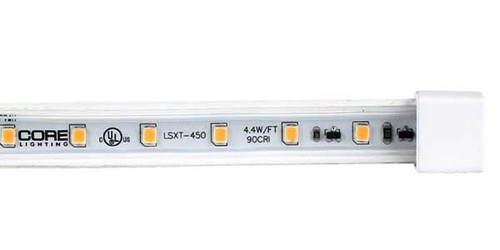 Core Lighting LSXT-450-30K-325FT-24V Long Run Outdoor Flexible LED Tape Light Strip, 325 Ft., 4.4W, 24V, 3000K
