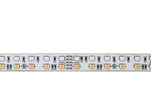 Core Lighting LSP80-RGBW-27K-100FT-24V Indoor Color Changing Flexible LED Tape Light Strip, 100 Ft., 8.8W, 24V, RGB + 2700K