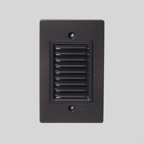 ROC Lighting by Core Lighting ST300-40K-VDL-BZ-UNV Indoor/Outdoor LED Step Light with Vertical Designer Louver, 120/277V, 2W, 4000K, Bronze