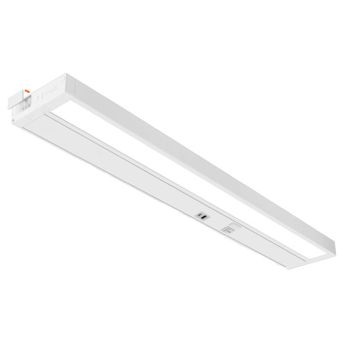 EnVision LED Lighting LED-UC-14I-8W-5CCT-USB-WH 14" LED Undercabinet Bar with USB + USB-C, 120V, 8W, 570 Lumens, Selectable CCT (27K/30K/35K/40K/50K), White