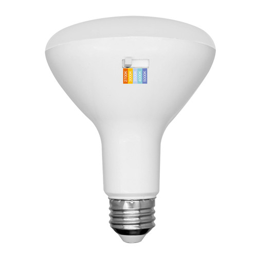 EnVision LED Lighting LED-BR40-13W-5CCT BR40 LED Bulb, 13W, 1050 Lumens, Selectable CCT (27K/30K/35K/40K/50K)