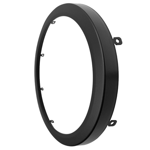 EnVision LED Lighting SLDSKR-12-TRIM-BLK 12" Round Snap-On Trim for SlimLine Series, Black