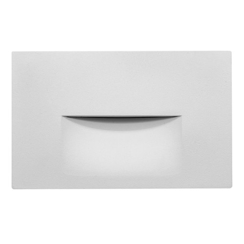 EnVision LED Lighting LED-STEP-ARC-3W-5CCT-HZ-WH Horizontal LED Step Light, 120V, 3W, Selectable CCT (27K/30K/35K/40K/50K), White