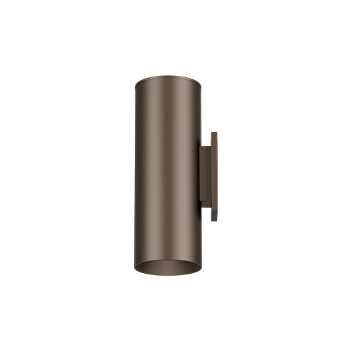DMF Lighting DC4-WM-S-M-D-15-GA-0-00-00-27-BZ-T-00-R 4" Medium LED Cylinder Wall Mount, Down Light Only, 1500 Lumens, TRIAC/ELV Dimming, 2700K, Bronze