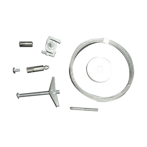 Nora Lighting NT-355/8 8 Ft. Aircraft Cable Suspension Kit for One-Circuit or Two-Circuit Track