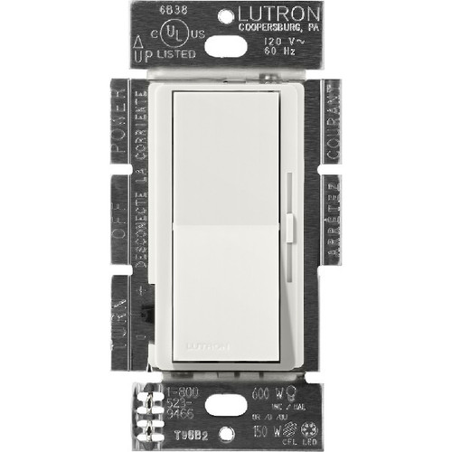 Lutron DVSCELV-303P-LG Diva 3-Way Electronic Low Voltage Dimmer, 300W, Lunar Gray