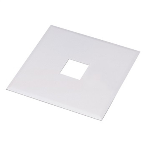 Nora Lighting NT-320W Outlet Box Cover for One-Circuit or Two-Circuit Track, White