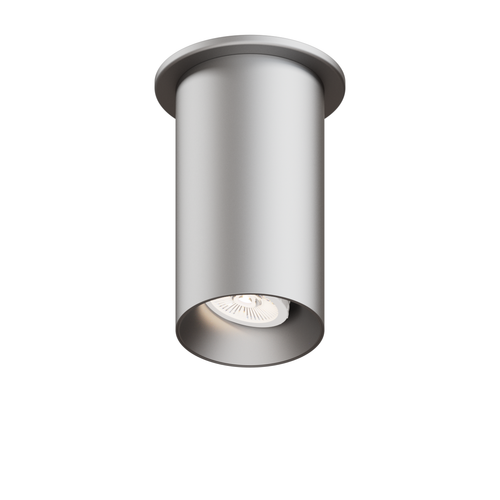 DMF Lighting XCS-R-6-S-A-07-FL-0-40-BA-T-00-S Adjustable 6 Inch LED Cylinder Surface Mount, Flood (40°) Beam, 750 Lumens, TRIAC/ELV Dimming, 4000K, Brushed Aluminum