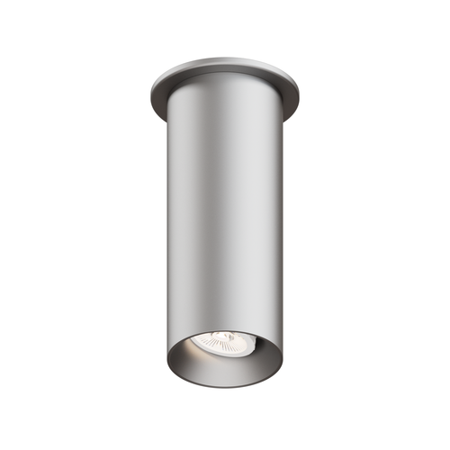 DMF Lighting XCS-R-9-S-A-10-WF-0-27-BA-T-00-S Adjustable 9 Inch LED Cylinder Surface Mount, Wide Flood (50°) Beam, 1000 Lumens, TRIAC/ELV Dimming, 2700K, Brushed Aluminum