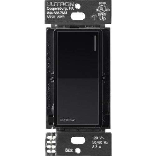 Lutron RRST-8ANS-BL RadioRA3 Sunnata RF Switch, 8A, Black