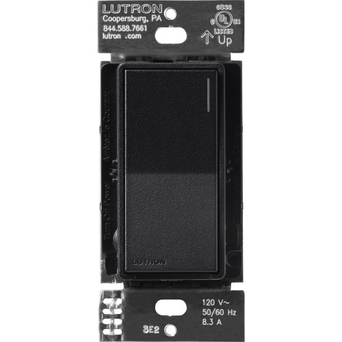Lutron RRST-8ANS-MN RadioRA3 Sunnata RF Switch, 8A, Midnight