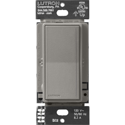 Lutron RRST-PRO-N-CS RadioRA 3 Sunnata RF PRO LED+ Dimmer, 250W LED/CFL, 500W ELV/Incandescent/Halogen, 400VA MLV, Cobblestone