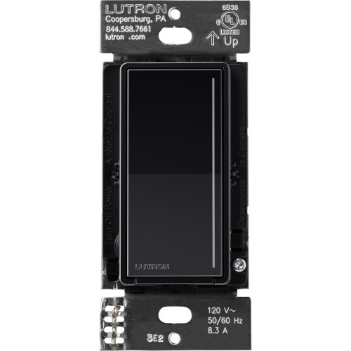 Lutron RRST-RD-BL RadioRA 3 Sunnata RF Companion Dimmer, 120V, For Use With RRST-PRO-N, Black