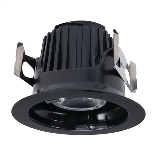 Halo Lighting ML4D09NFL935E 4" Integrated LED Module, Narrow Flood, 3500K, Black