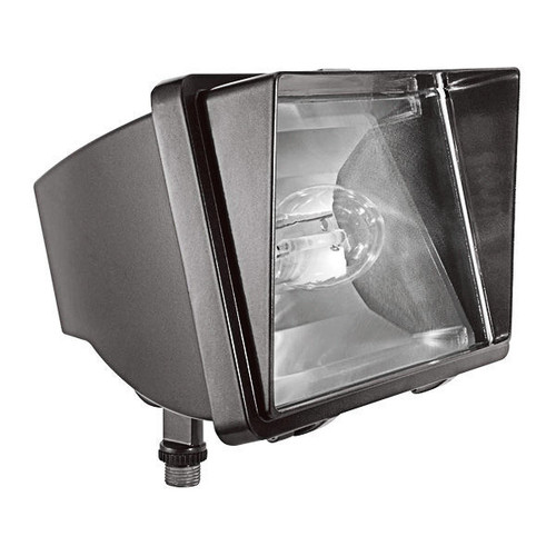 RAB Lighting FF150 High Pressure Sodium Flood Light, 120V, 150W, Bronze
