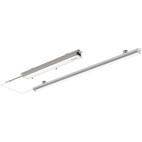 RAB Lighting RLB-2C Field-Adjustable Retrofit Light Bar, 2 Ft., Clear Domed Lens, 120-277V, 10/15/20W, 3000K/3500K/4000K/5000K/6500K