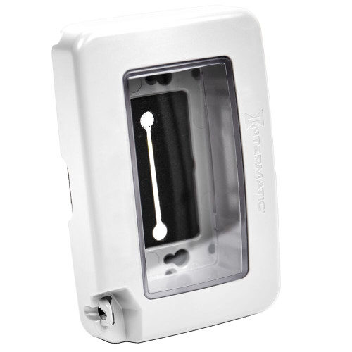 Intermatic WP6000W Low-Profile Plastic In-Use Weatherproof Cover, Single-Gang, Vertical or Horizontal, White