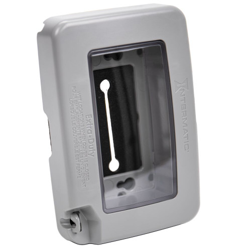 Intermatic WP6000G Low-Profile Extra-Duty Plastic In-Use Weatherproof Cover, Single-Gang, Vertical or Horizontal, Gray