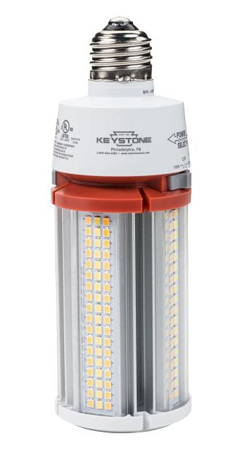 Keystone KT-LED27PSHID-E26-8CSB-D HID Replacement LED Lamp, E26 Base, 120-277V, 18/22/27W, 3000K/4000K/5000K