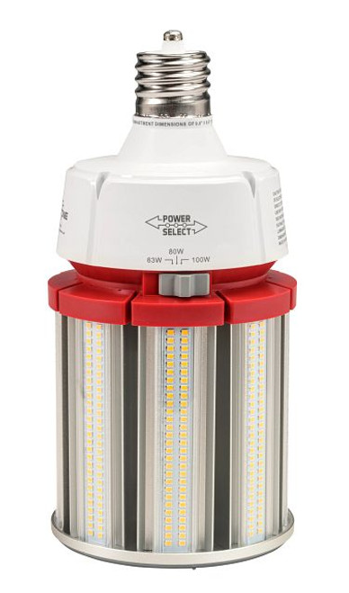 Keystone KT-LED100PSHID-EX39-8CSB-D HID Replacement LED Lamp, EX39 Base, 120-277V, 63/80/100W, 3000K/4000K/5000K