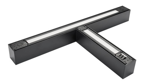 Keystone KT-LALED37PS-TA-8CSF-VDIM-B T-Shape Linear LED Pendant Fixture, 23/30/37W, 2700K/3000K/3500K/4000K/5000K, Black