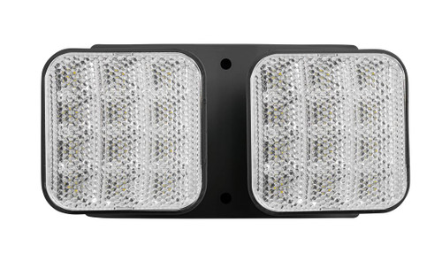 Keystone KT-EM-RD1-BLWL-SL LED Emergency Light, Dual Head, Low Voltage Input, 6500K, Black