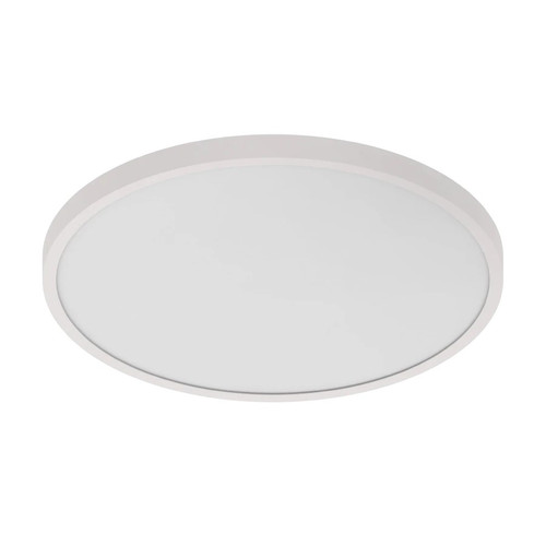 RAB Lighting SUMO-R-24/D10 24" SUMO XL Round LED Surface Mount Fixture, 120-277V, 35W, Field Adjustable CCT (27/30/35/40/50K), White