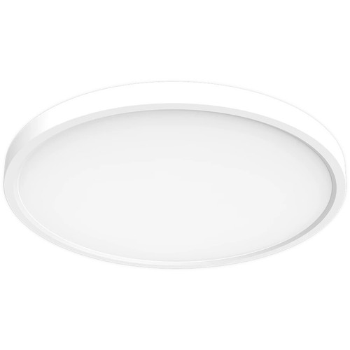 RAB Lighting SUMO34-R-15 15" SUMO XL Round Slim LED Surface Mount Fixture, 120V, 17W, Field Adjustable CCT (27/30/35/40/50K), White