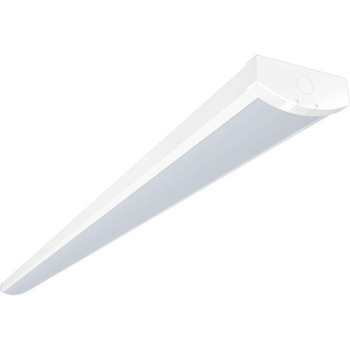 RAB Lighting GUS17-8/MVS 8 Ft. LED Wrap with Microwave Sensor, 120-277V, Field Selectable Wattage (70/80/90W) and CCT (3500/4000/5000K), White