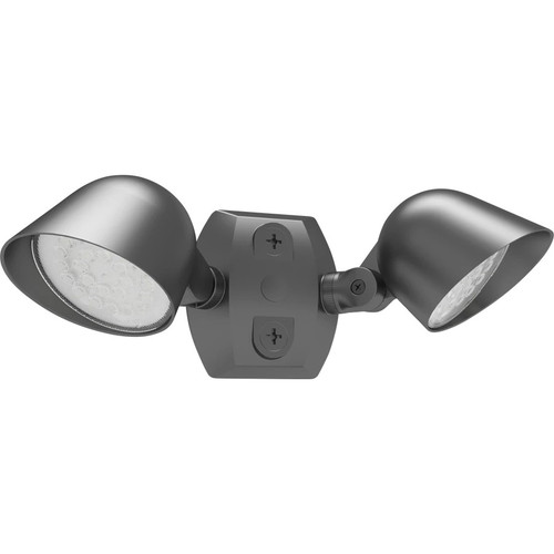 RAB Lighting LF17X2 Two-Head LED Landscape Flood Light, Field Adjustable Wattage (3/5/8/10/16W) and CCT (2700K-5000K), Bronze