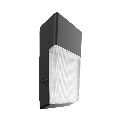 RAB Lighting WPT 3-Way Tall LED Wall Pack, Field Adjustable Wattage (15/25/40W) and CCT (3000K/4000K/5000K), Bronze