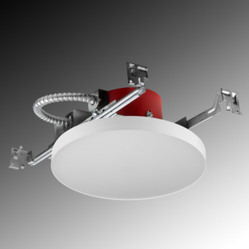 Rayon Lighting RSL11-WS20-5CTS-UNV-W-EM 11" LED Surface Mount Luminaire with Glare Control, Emergency Backup, 0-10V Dimming,  Wattage Selectable (15W/18W/20W), CCT Selectable (2700K-5000K), White