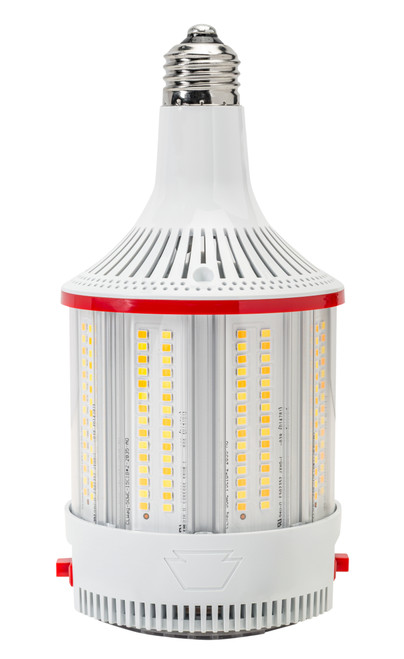 Keystone KT-LED50PSHID-FC-E26-8CSB-D HID Replacement LED Lamp with Integrated Cooling Fan, E26 Base, 120-277V, 20/35/50W, 3000K/4000K/5000K