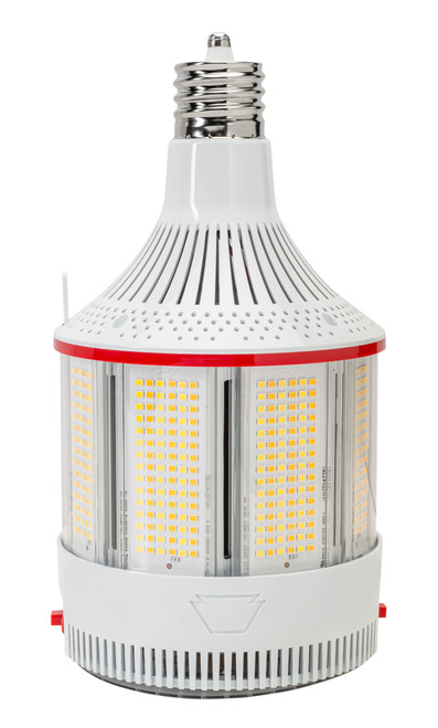 Keystone KT-LED200PSHVHID-FC-EX39-8CSB-D HID Replacement LED Lamp with Integrated Cooling Fan, EX39 Base, 277-480V, 100/150/200W, 3000K/4000K/5000K