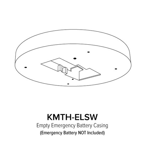 Elco Lighting KMTH-ELSW Sky Panel Emergency Battery Backup Casing