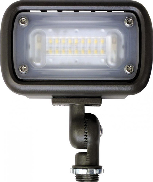 Elco Lighting EFL15S50WFK Mini LED Flood Light, Knuckle Mount, 120/277V, 15W, 5000K, Dark Bronze