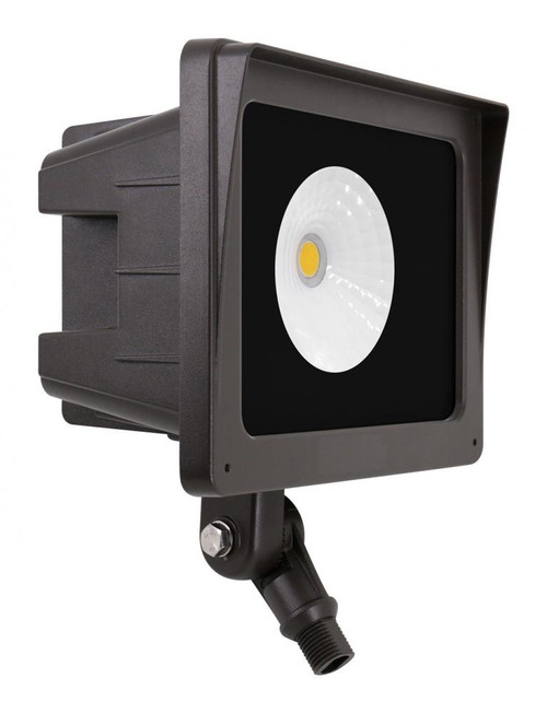 Elco Lighting EFL35M50FL Medium LED Flood Light, Medium Flood, 120/277V, 35W, 5000K, Dark Bronze