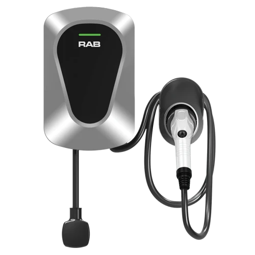 RAB Lighting EVC40 Level 2 EV Plug-In Car Charger, 200-240V, 40A