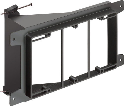 Arlington LVN3 Three-Gang Nail-On Low Voltage Mounting Bracket for New Construction