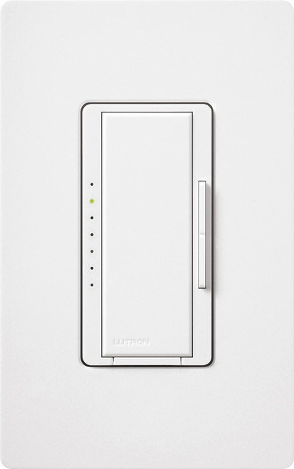 Lutron MALV-1000-WH Maestro Digital Fade Dimmer, Single Pole/Multi-Location, 1000VA (800W) Magnetic Low Voltage, White