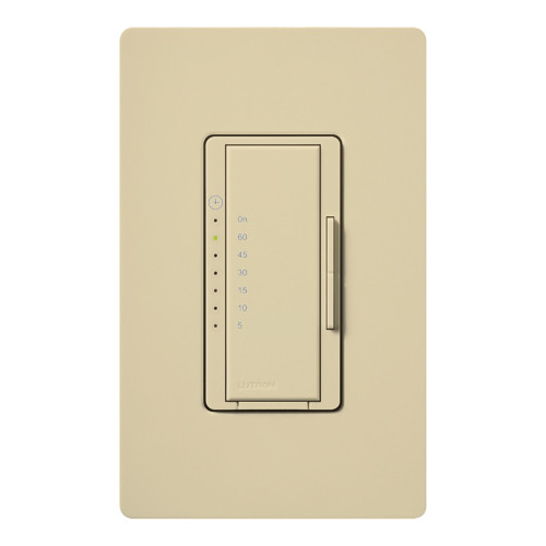 Lutron MA-T51MN-IV Maestro Countdown Timer Control Switch, 5-60 Minutes, 5A Light, 3A Fan, Ivory