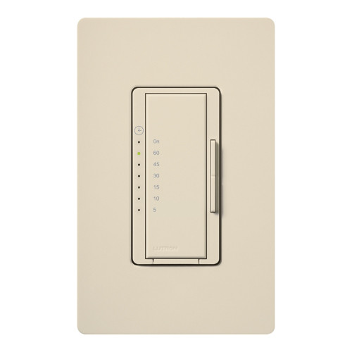 Lutron MA-T51MN-LA Maestro Countdown Timer Control Switch, 5-60 Minutes, 5A Light, 3A Fan, Light Almond