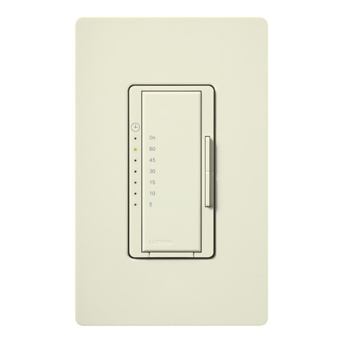 Lutron MA-T51MN-BI Maestro Satin Countdown Timer Control Switch, 5-60 Minutes, 5A Light, 3A Fan, Biscuit